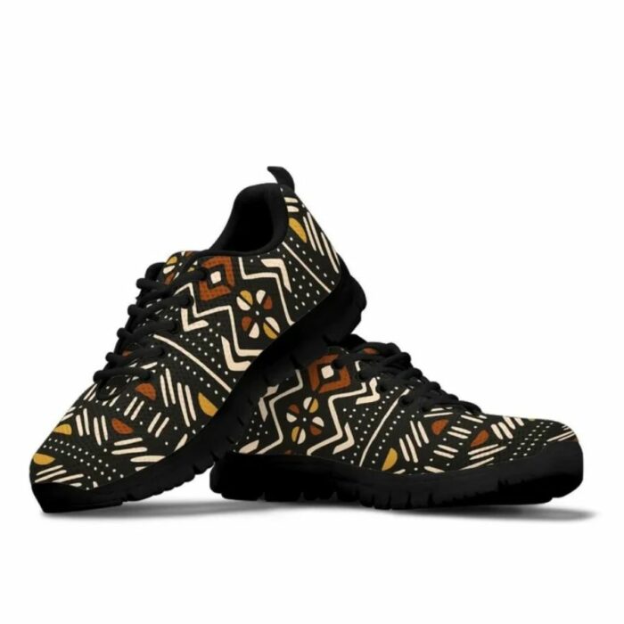 African Culture Coffee Bogolan Sneakers