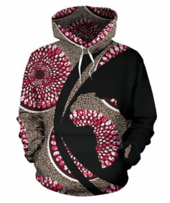 African Hoodie - Ankara Cloth - Reborn Nsubra - Circle Style Hoodie