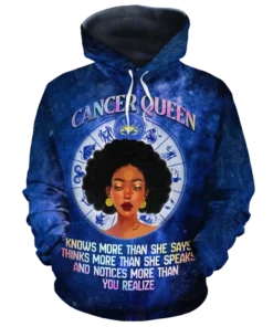 African Hoodie – Cancer Queen Fleece Hoodie