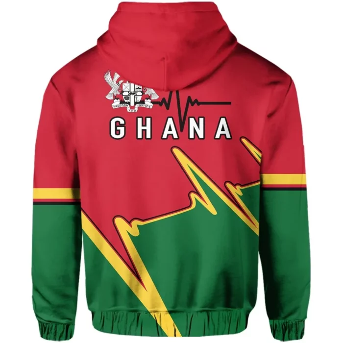 African Hoodie – Ghana Ghana In My Heartbeat Hoodie