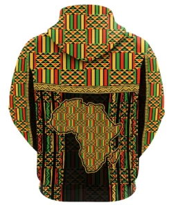 African Hoodie - Ambesonne Kente Hoodie
