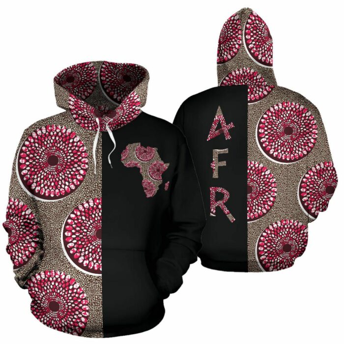 African Hoodie – Ankara Cloth Reborn Nsubra The Half Hoodie