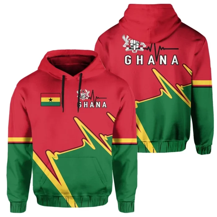 African Hoodie – Ghana Ghana In My Heartbeat Hoodie