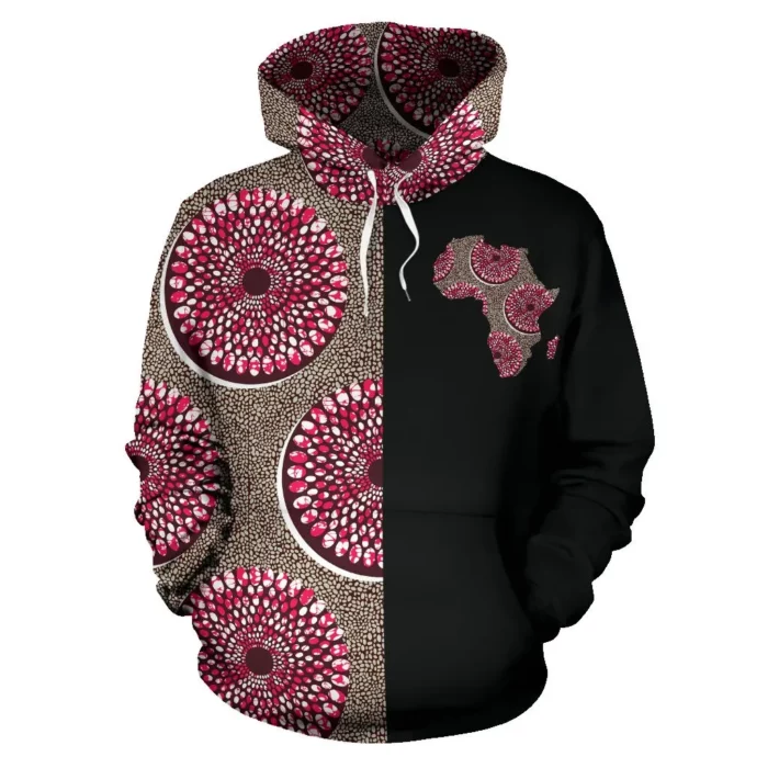 African Hoodie – Ankara Cloth Reborn Nsubra The Half Hoodie