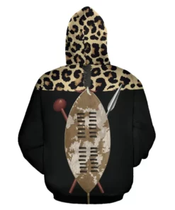 African Hoodie - Zulu Warrior Costume Hoodie