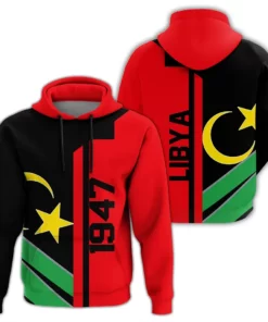 African Hoodie – Libya Half Concept Hoodie