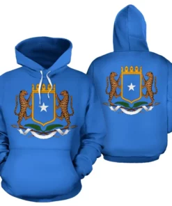 African Hoodie – Somalia Coat Of Arms Flag All Over...