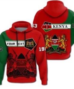 African Hoodie – (Custom) Kenya Hoodie Pentagon Style Hoodie