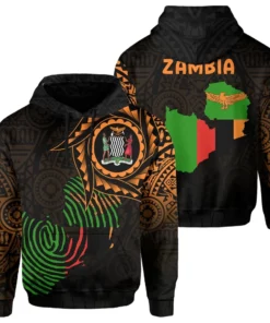 African Hoodie – Zambia In My DNA Hoodie