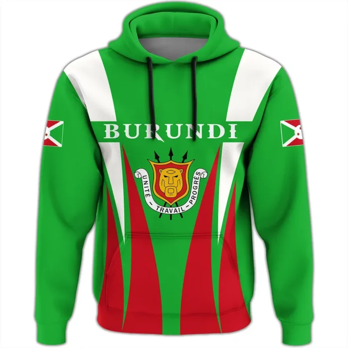 African Hoodie – Burundi Apex Style Hoodie