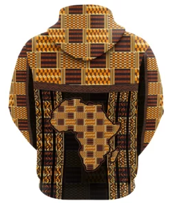 African Hoodie - Bonwire Style Kente Hoodie