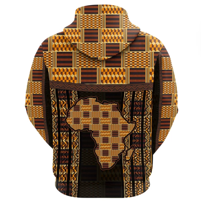 African Hoodie – Bonwire Style Kente Hoodie