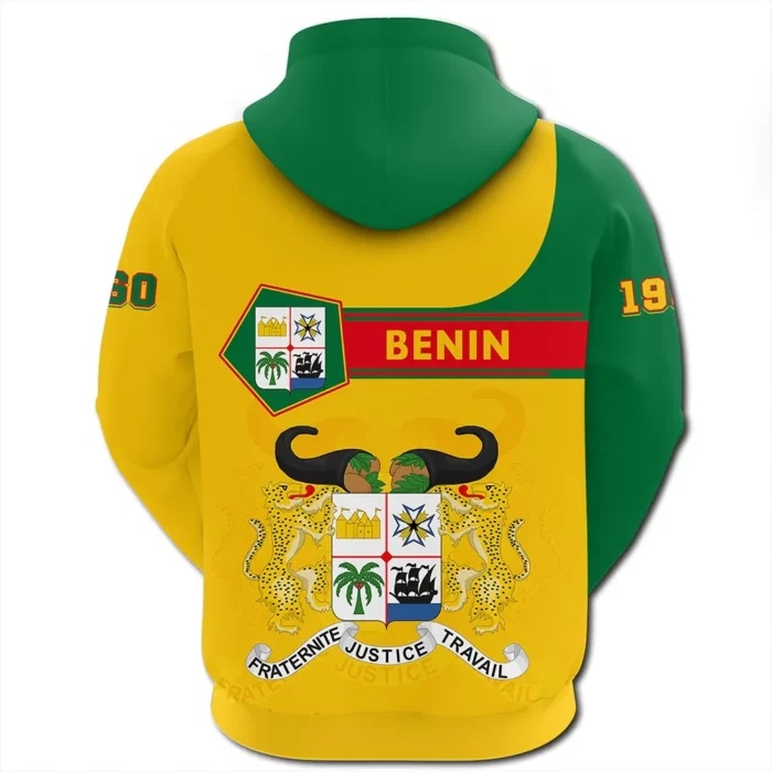 African Hoodie – (Custom) Benin Hoodie Pentagon Style Hoodie