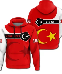 African Hoodie – (Custom) Libya Hoodie Pentagon Style Hoodie