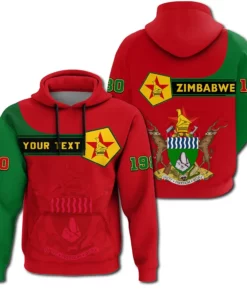 African Hoodie – (Custom) Zimbabwe Hoodie Pentagon Style Hoodie