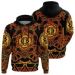 African Hoodie – Republic Of The Congo Quarter Style Hoodie
