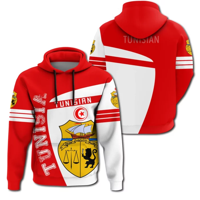 African Hoodie – Tunisia Hoodie Sport Premium Hoodie