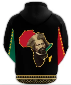 African Hoodie - Frederick Douglass Black History Month Hoodie