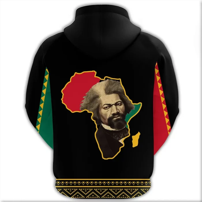 African Hoodie – Frederick Douglass Black History Month Hoodie
