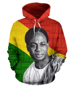 African Hoodie - Ghana Kwame Nkrumah Signature Hoodie