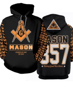 African Hoodie – Freemasonry Simple 2 Style Hoodie