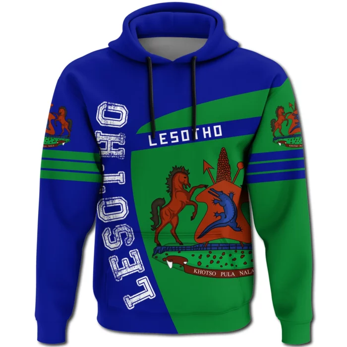 African Hoodie – Lesotho Hoodie Sport Premium Hoodie