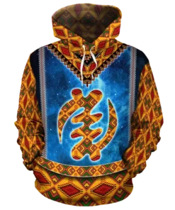 African Hoodie – God Adinkra Galaxy Hoodie