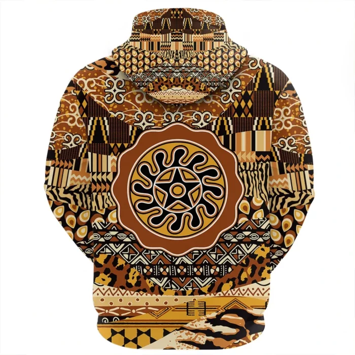 African Hoodie – Sesa Wo Suban Adinkra Leo Style Hoodie