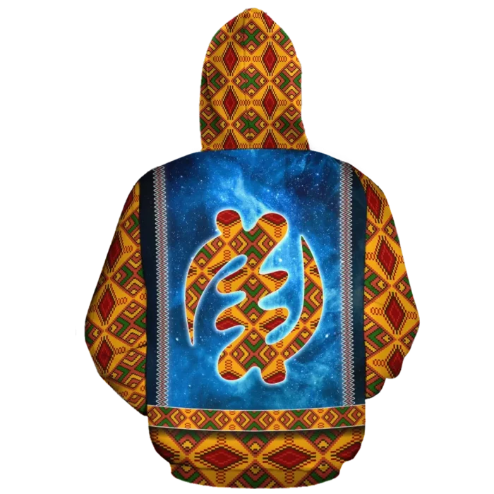 African Hoodie – God Adinkra Galaxy Hoodie