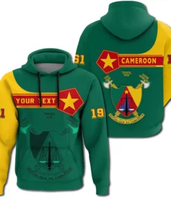 African Hoodie – (Custom) Cameroon Hoodie Pentagon Style Hoodie