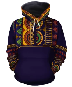 African Hoodie – Ankara Fleece All-over Hoodie 3 Hoodie