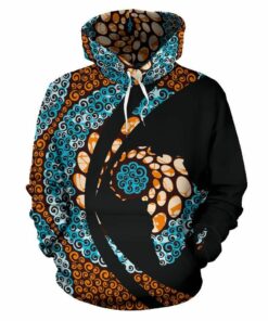 African Hoodie - Ankara Cloth Iremoje for Ogundele Circle Style Hoodie