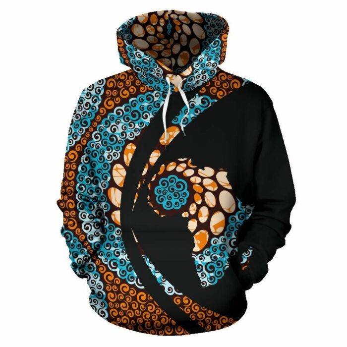 African Hoodie – Ankara Cloth Iremoje for Ogundele Circle Style Hoodie