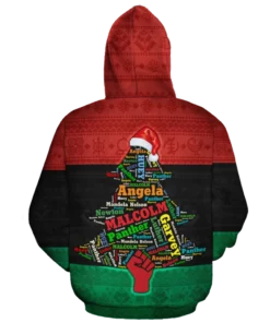 African Hoodie - BLM Christmas Black Power Hoodie
