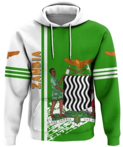 African Hoodie – Zambia Quarter Style Hoodie