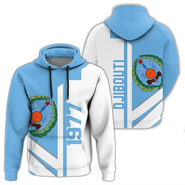 African Hoodie – Djibouti Half Concept Hoodie