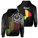 African Hoodie – Ohene Kra Adinkra Leo Style Hoodie