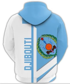 African Hoodie - Djibouti Half Concept Hoodie