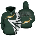 African Hoodie – Printed Dashiki Half 3 Hoodie