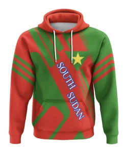 African Hoodie - South Sudan Rockie Style Hoodie