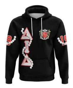 African Hoodie - Delta Iota Delta Pearl Hoodie