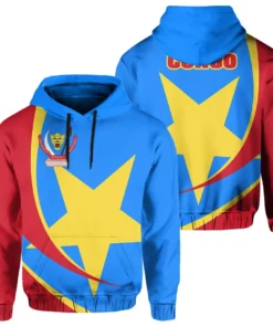 African Hoodie – Democratic Republic of the Congo Arch Style...
