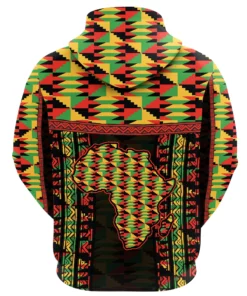 African Hoodie - Ghana Special Kente Hoodie