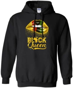 African Hoodie – Black Queen Sexy Lips Hoodie