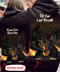 African Hoodie – Couple Personalised First Kiss To Last Breath...