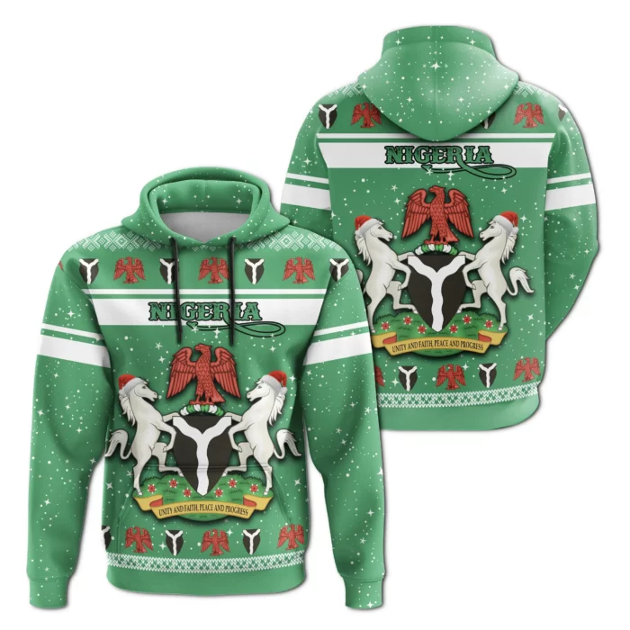 African Hoodie – Nigeria Christmas Hoodie