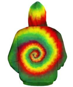 African Hoodie - Tie Dye Fleece All-over Hoodie