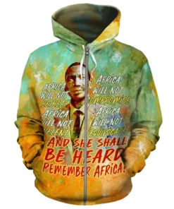 African Hoodie - BLM Robert Mangaliso Sobukwe Quotes Hoodie