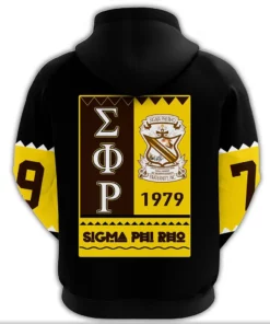 African Hoodie - Sigma Phi Rho Black Style Hoodie