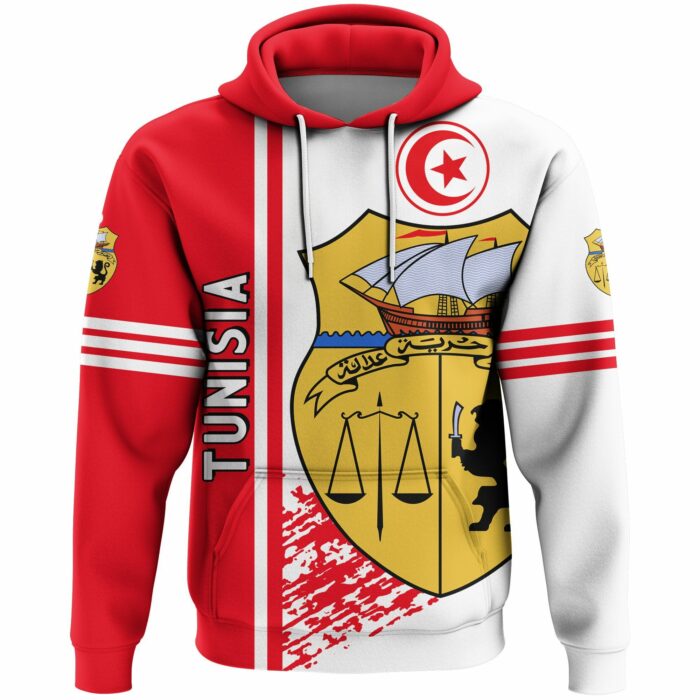 African Hoodie – Tunisia Quarter Style Hoodie